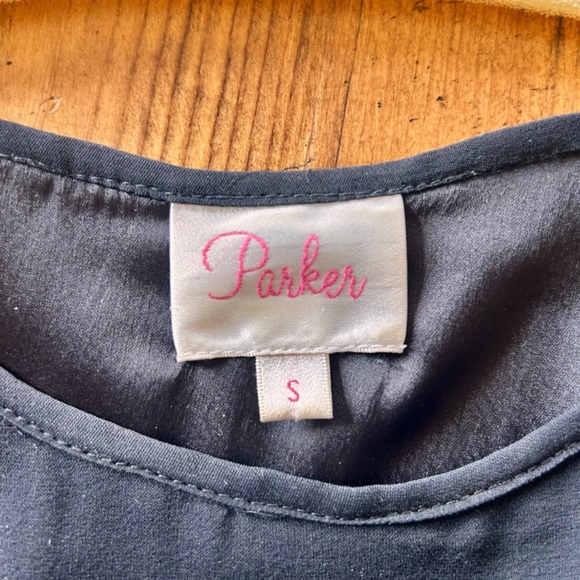 Woman silk beaded mini dress - Picture 6 of 6